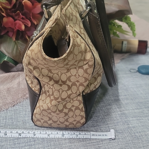 Coach Brown and Black Satchel - Picture 7 of 11